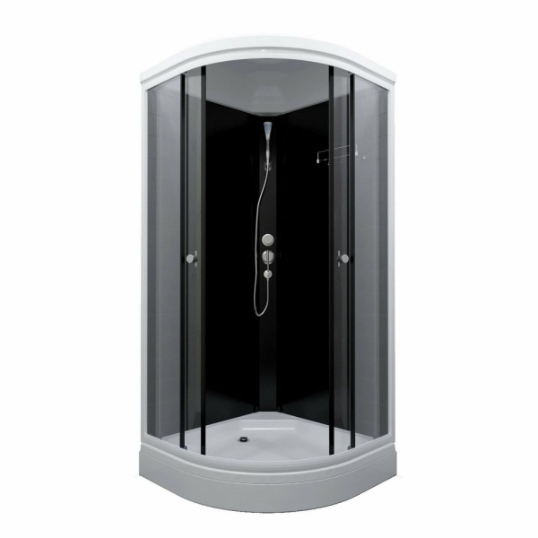 ДК ТОП-88 Блэк А3 ДН4 (прозрачные) 88х88 поддон 17см.