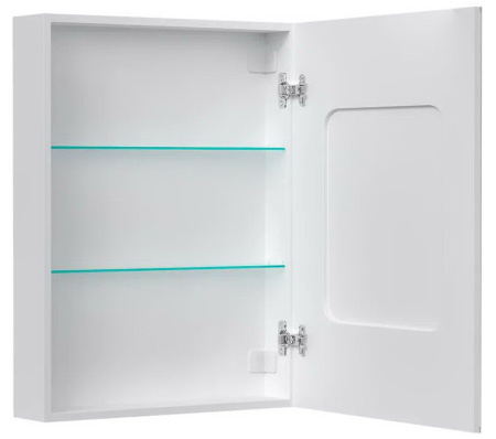 Corner LED 60 зеркало-шкаф EQUIL [szCORNER60.R], с часами, правый