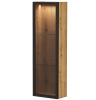 Strong 25.1D Шкаф со стеклом EQUIL [sSTRONG25.1D.R/L-36], Дуб эвок