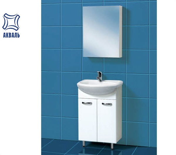 Набор АКВАЛЬ НИКА 55 с зеркалом ПАОЛА 50