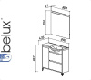 Набор Белюкс ЛИРА Н 910-02 Мебель для ванной комнаты Фото