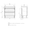 Prime 80.2Y (78857) тумба VOLNA [tnPRIME80.2Y-01]