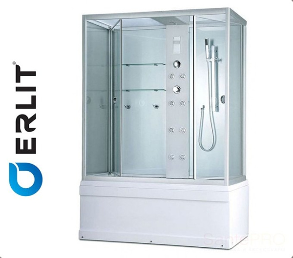 Душевая кабина ERLIT ER SYD150W-1 для ванной комнаты