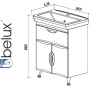 ВЕНЕЦИЯ-МИЛАН Н 65-01 (1) тумба Белюкс под умывальник (4810924241153) Фото