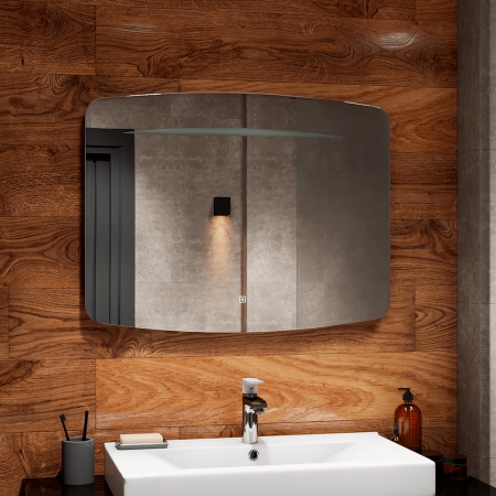 Мебель для ванных комнат Континент Зеркало Rapid LED 90x70