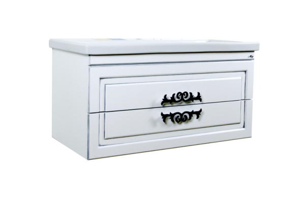 ДЕЛЛИ 70 Тумба подвесная с 2 ящ. бел