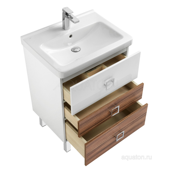 СТАМБУЛ 65 М (1A145801ST560) тумба AQUATON под умывальник