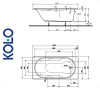 Ванна прямоугольная Kolo LAGUNA 150x75