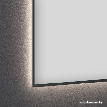 Wellsee Зеркало с фоновой LED-подсветкой 7 Rays' Spectrum 172200910, 70 х 55 см (с сенсором и регулировкой яркости освещения)