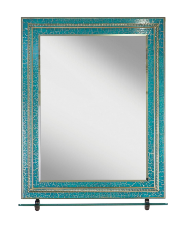 Fresko - 75 Зеркало с пол. Краколет зеленый патина Л-Фре03075-0317