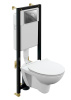 Комплект Cersanit PARVA CO DPL EO SLIM + BLACK + LEON Хром глянцевый ...