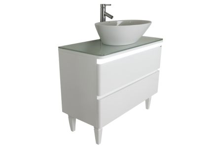 СКАЙ 90 тумба Misty под умывальник с подсветкой (П-Ска07090-0112Я)