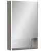 Ferro LED 60 зеркало-шкаф EQUIL [zsFERRO60.R], с часами, правый