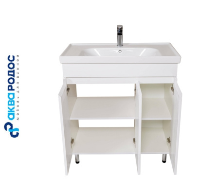 ОМЕГА 80  тумба Аква Родос с умывальником FRAME 80 (АР0002200)