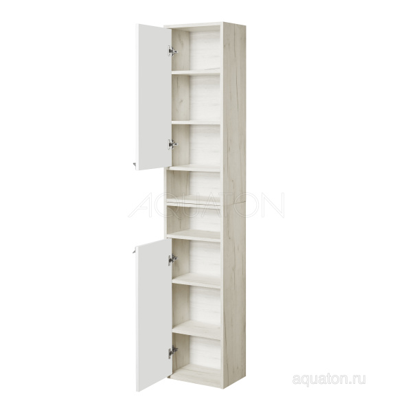 ФЛАЙ левый (1A237903FAX1L) шкаф-пенал Aquaton