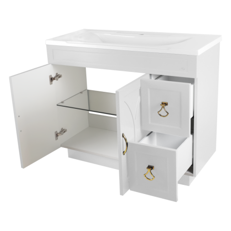 АМБРА 100 тумба Misty под умывальник. (П-Амб0100-011-2Я)