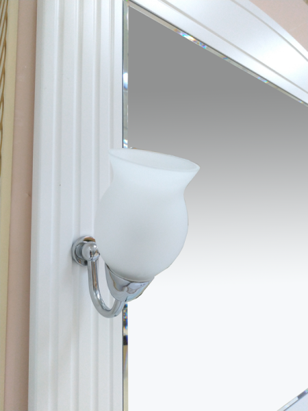 Фото Эльбрус - 90 Зеркало белая Краска П-Эль02090-011