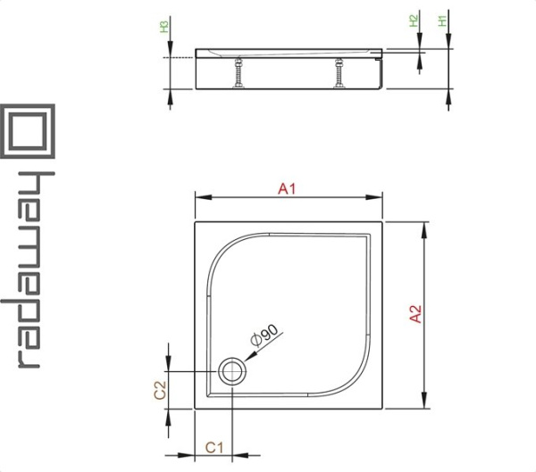 Фото Душевой поддон DELOS C для ванной комнаты