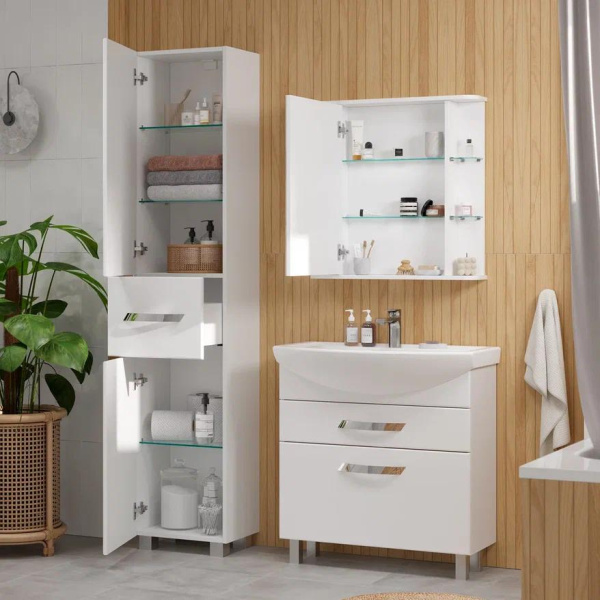 Onda 70 зеркало-шкаф VOLNA [szONDA70-01]