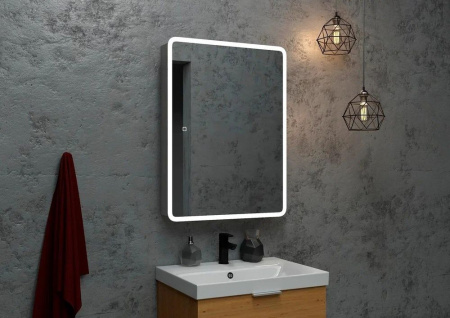 Мебель для ванных комнат Континент Шкаф с зеркалом Emotion LED 60x80