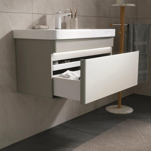 Elegante 80.1Y (9595) тумба EQUIL [tpELGNT80.1Y (9595)-25.27], Амарок/Белый