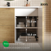 Bild, ID тумба IDDIS 100 см, [BIL10V0i95K], Дуб светлый, с умывальником