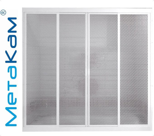 Душевая шторка МЕТАКАМ КУПЕ ПРИЗМА 1490 для ванной комнаты