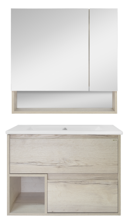 ДУНАЙ 75 зеркало-шкаф Misty (П-Дун04075-01)