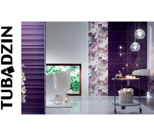 Фото Декор Bloom Violet Colour