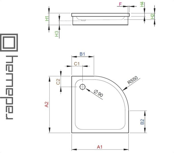 Фото Душевой поддон SIROS A для ванной комнаты