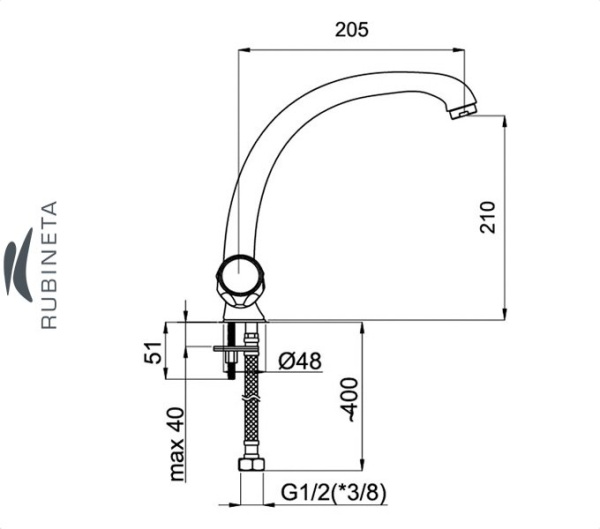 Фото Rubineta MILANO-8 (LUX) для мойки кухни