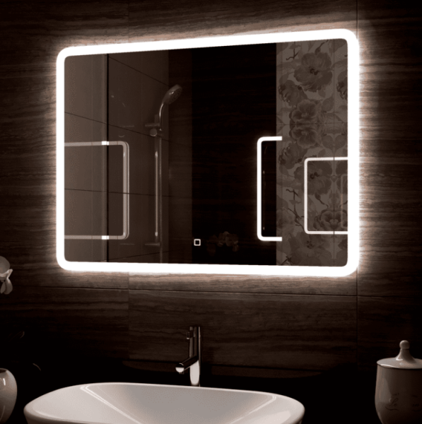 Континент Зеркало Demure LED 80x70 [ЗЛП3331]