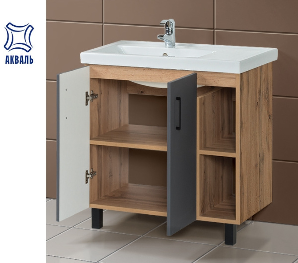 ЛОФТ 80 (В2.4.01.8.0.1) тумба Акваль под умывальник