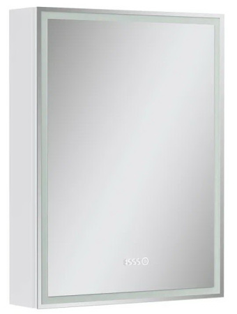 Corner LED 60 зеркало-шкаф EQUIL [szCORNER60.R], с часами, правый