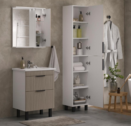 Lotty LED 60 зеркало VOLNA [zsLOTTY60.R-13], Латте