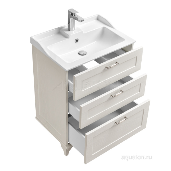 Фото ЛЕОН 65 Н (1A194601LBPS0) тумба AQUATON под умывальник