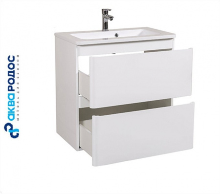 АКЦЕНТ 80 подвесная тумба Аква Родос с умывальником АЛЬФА 80 (АР0002164) Фото