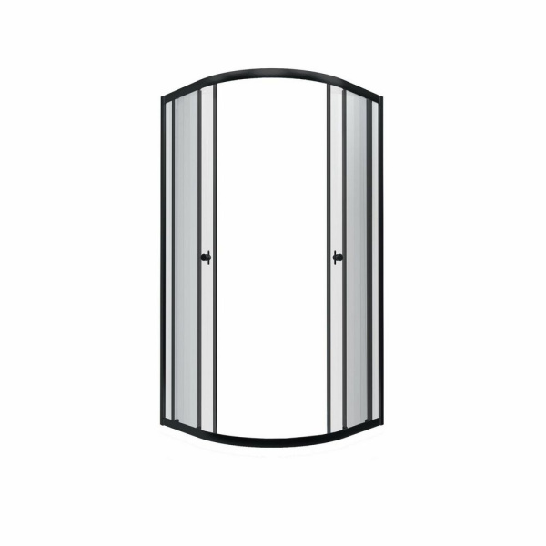 Душевой уголок Triton Альфа Блэк А1 90х90 без поддона (прозрачное стекло)