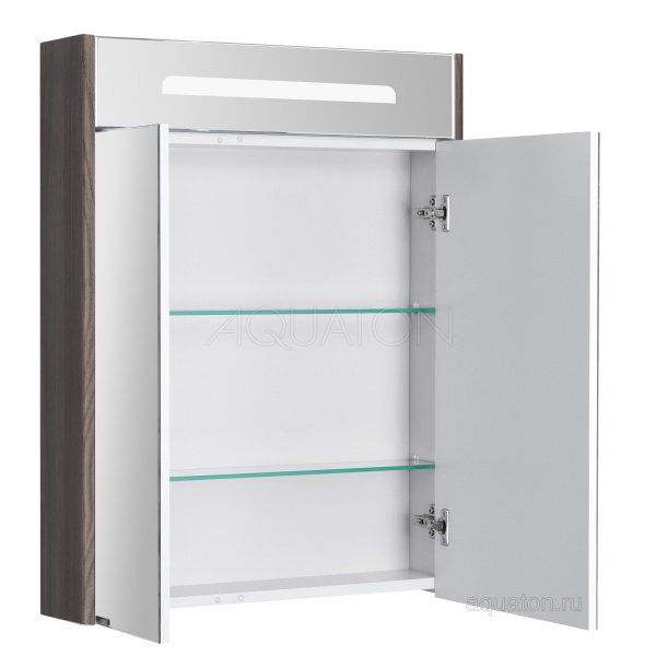 Фото СИЛЬВА 60 (1A216202SIW50) зеркало-шкаф Aquaton