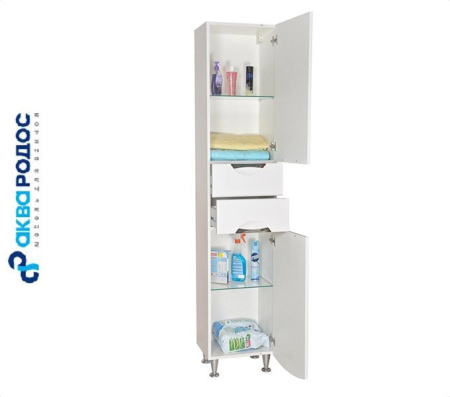 ГЛОРИЯ 40 05GLP (L) шкаф-пенал Аква Родос (000000082)