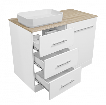 РЕСПЕКТ 110 тумба Misty под стиральную машину (Э-Рес01110-13ЯЛ) Фото