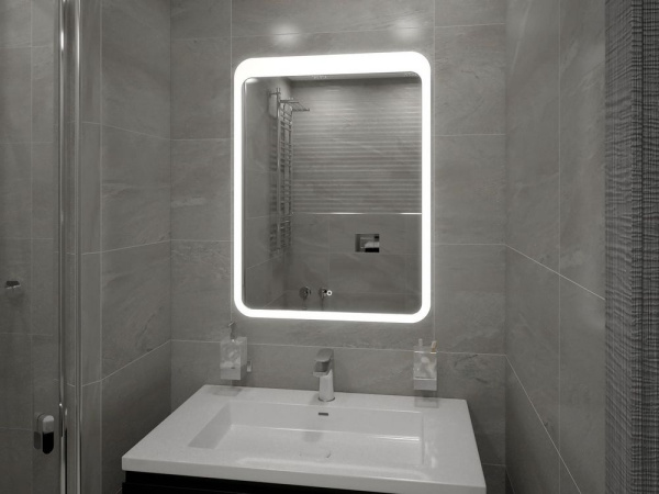 Континент Зеркало Lacio Led 50x70