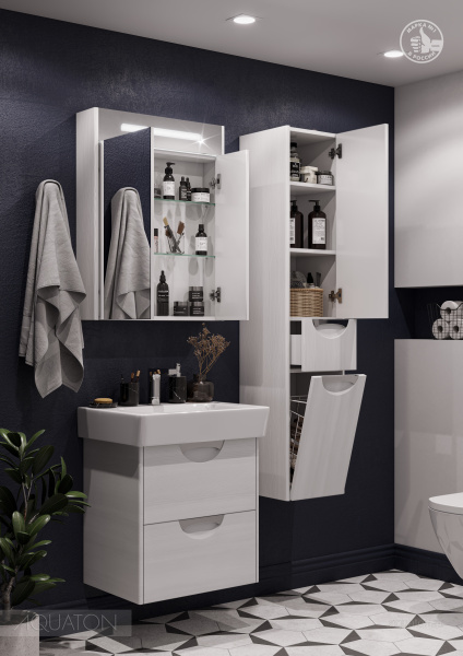 Фото СИЛЬВА (1A215703SIW7R) шкафчик Aquaton