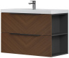 FOREST 90.2Y (9080TL) тумба EQUIL [tpFOREST90.2Y-31], Орех/Графит