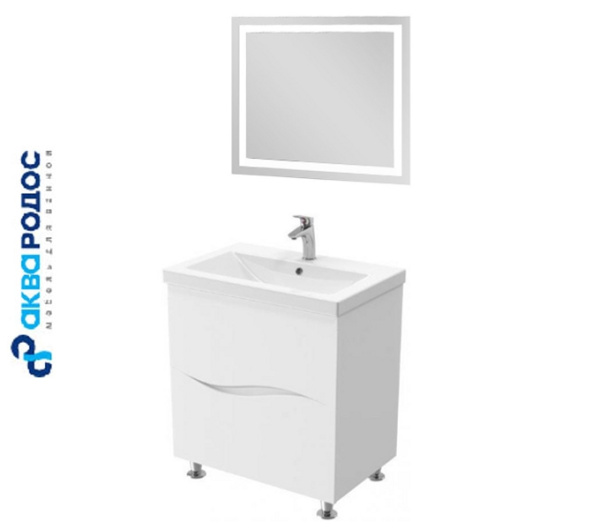 Набор Аква Родос АЛЬФА 70 с зеркалом АЛЬФА 60