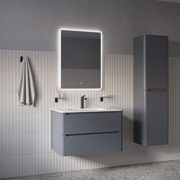 Uniq 80/60 зеркало IDDIS [UNI8060i98], подсветка 3 в 1, реверсивное крепление