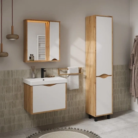 Barney 60.1Y (9696) тумба VOLNA [tpBARNEY60.1Y-04], Белый/Дуб гудзон