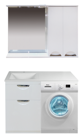 КУБА  60 тумба Misty под стиральную машину (П-Куб-01060-0121ЯБК) Фото