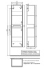 Edifice 40 Шкаф-пенал IDDIS [EDI40D0i97], Темно-серый