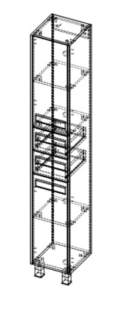 ТУРИН 30 шкаф-пенал АВН (64.12)